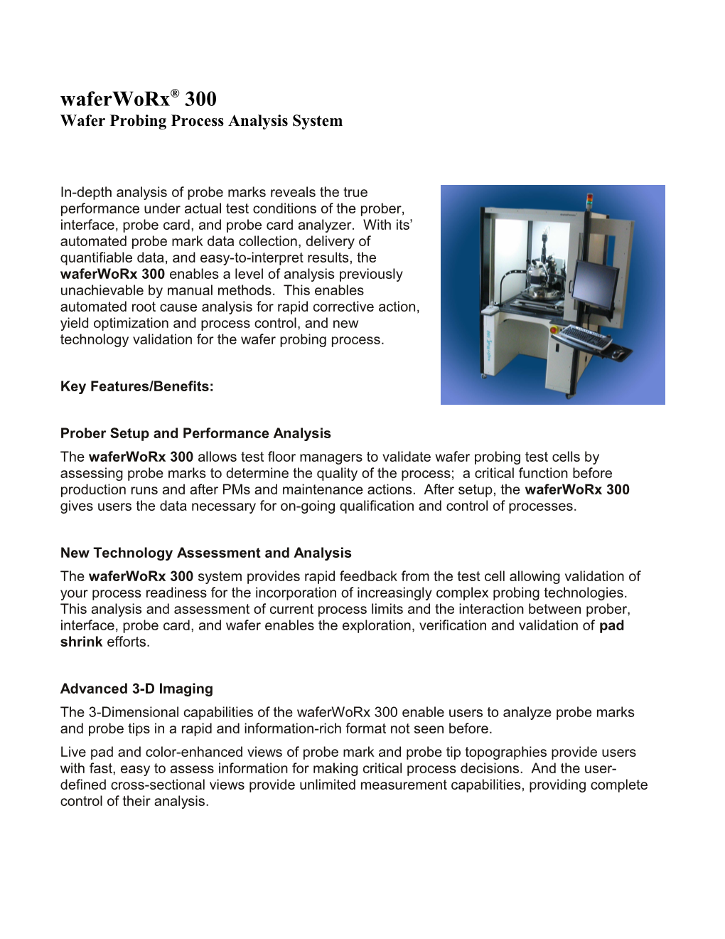 Rapid Screening for Potential Wafer Bond Pad Punch-Through