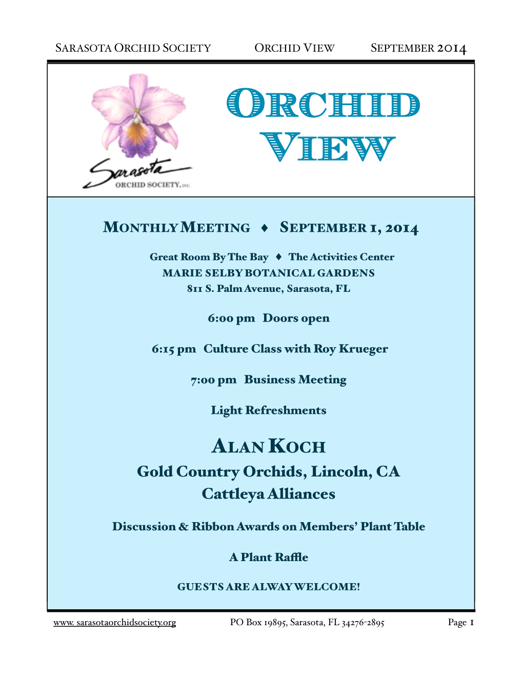 SOS Orchid View Sept 2014