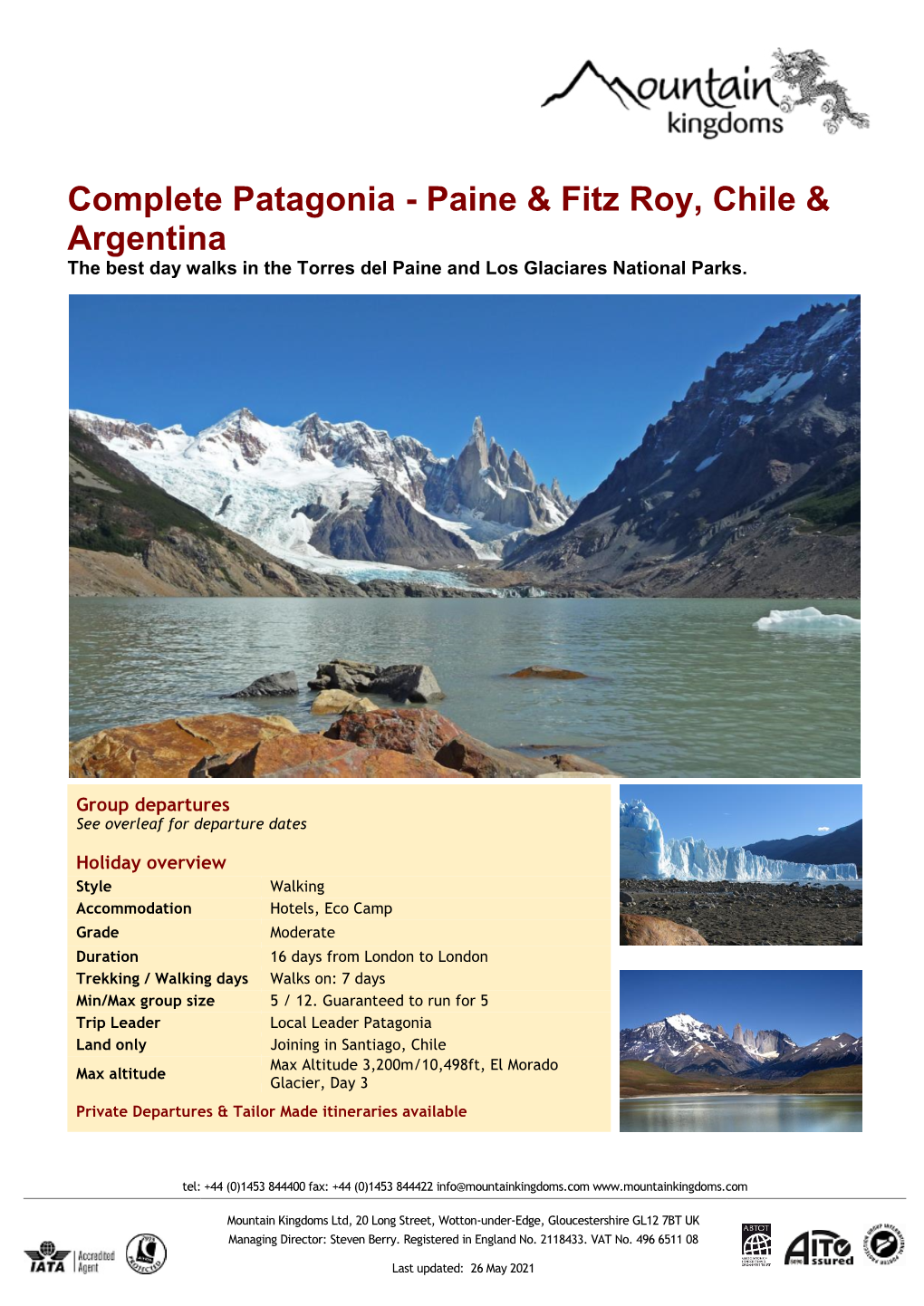 2021 Complete Patagonia