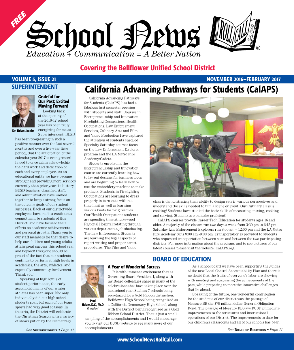 California Advancing Pathways for Students