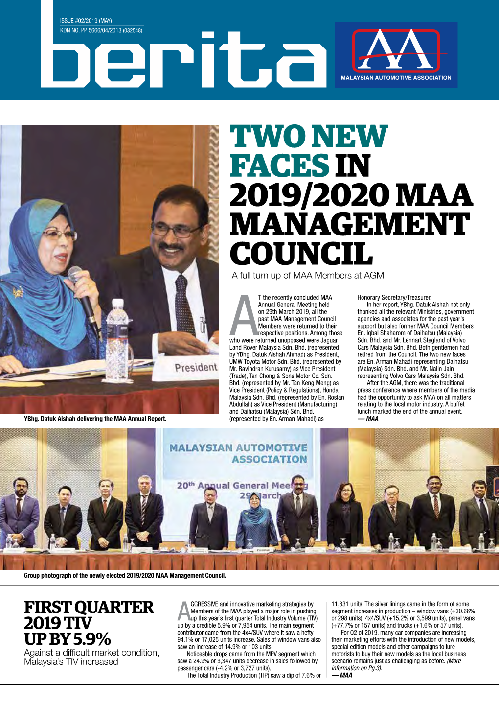 Two New Facesin 2019/2020 Maa Management Council