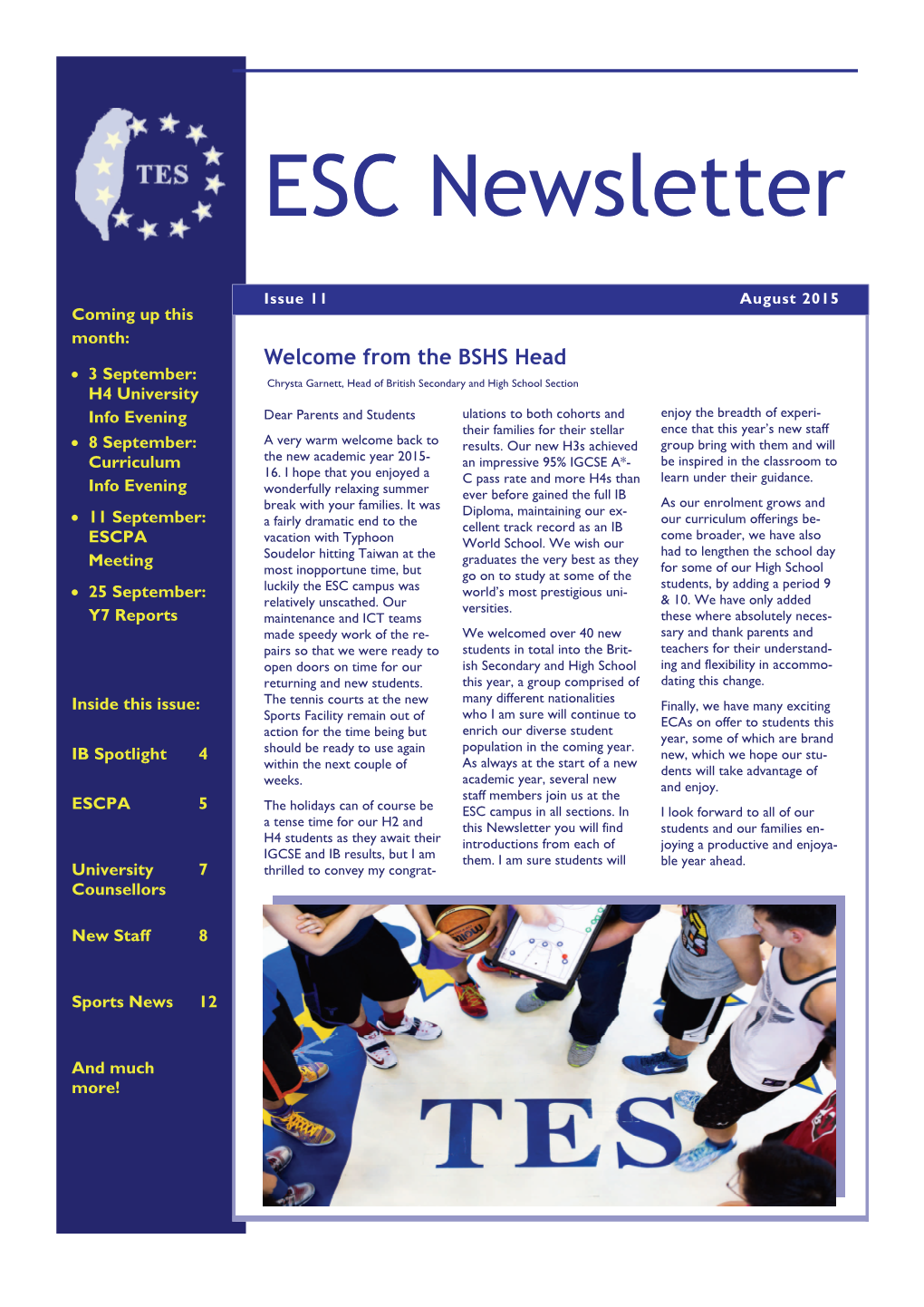 ESC Newsletter