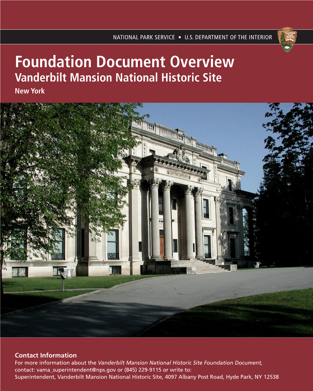 Vanderbilt Mansion National Historic Site Foundation Document Overview