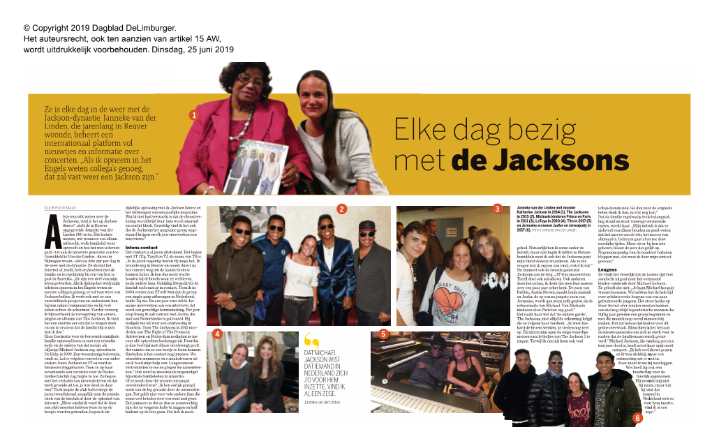 Elke Dag Bezig Met De Jacksons