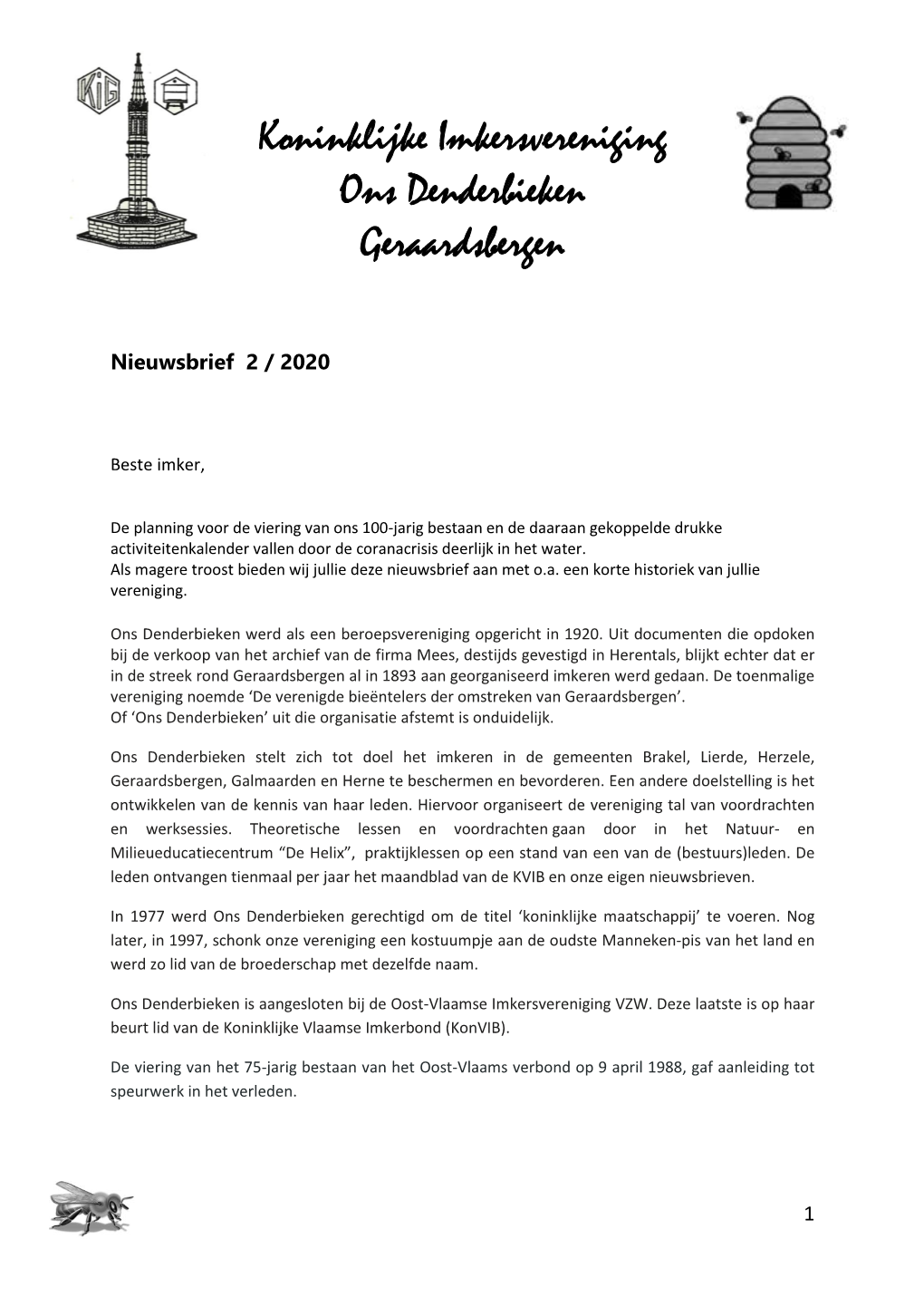 Koninklijke Imkersvereniging Ons Denderbieken Geraardsbergen