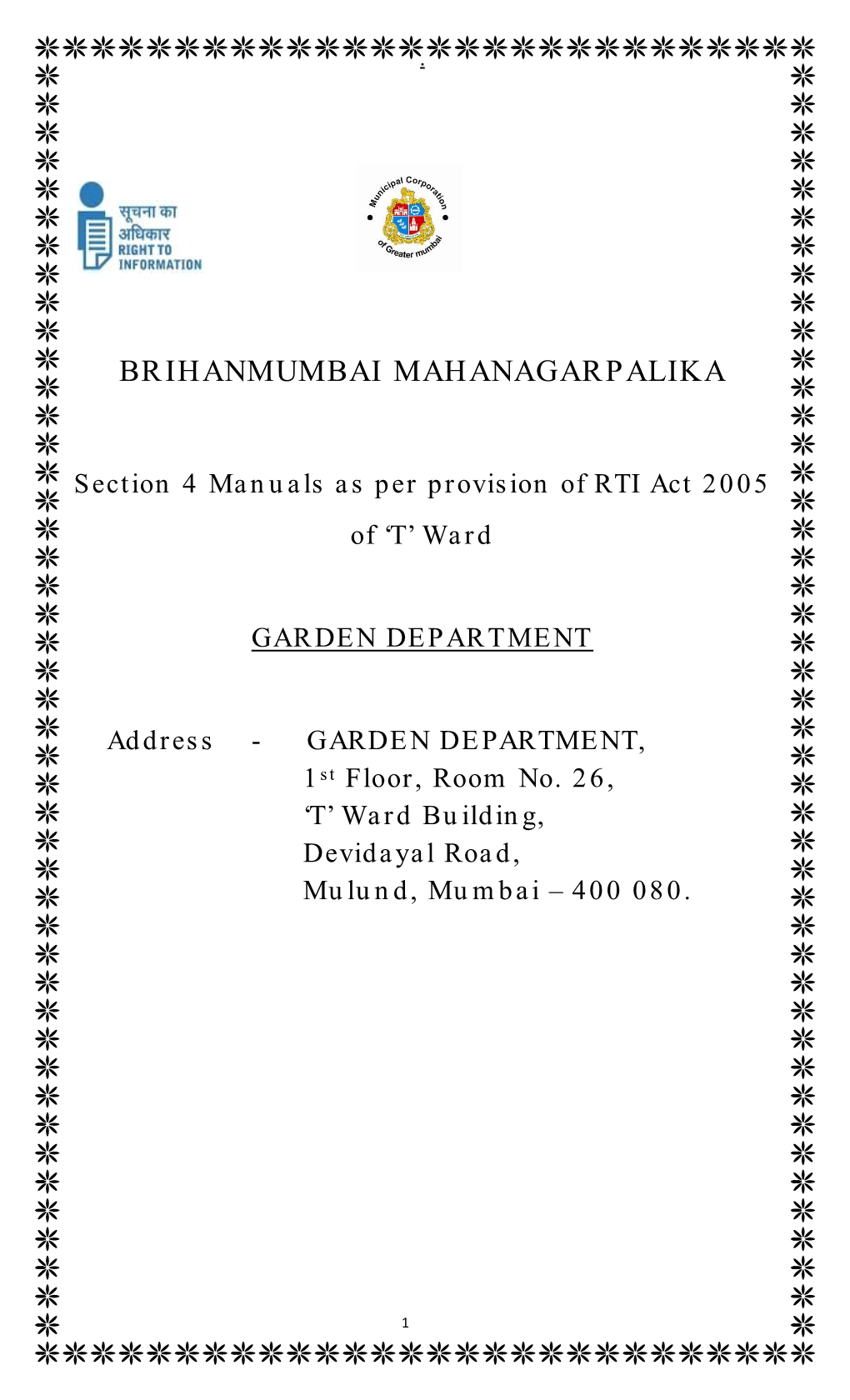 Introduction Garden & Trees