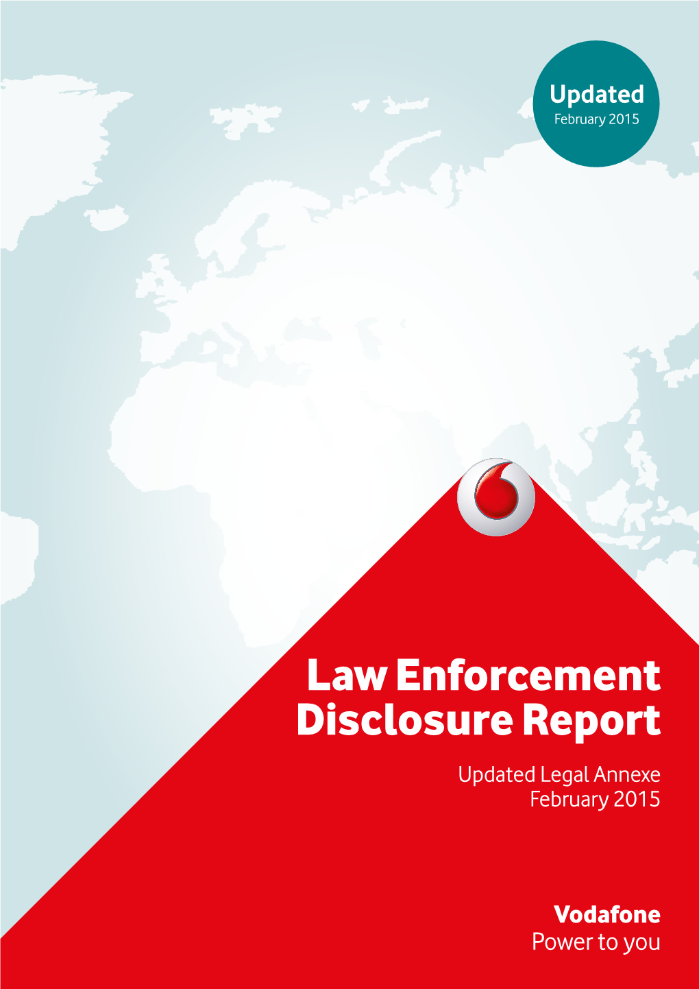 Law Enforcement Disclosure Report Updated Legal Annexe February 2015