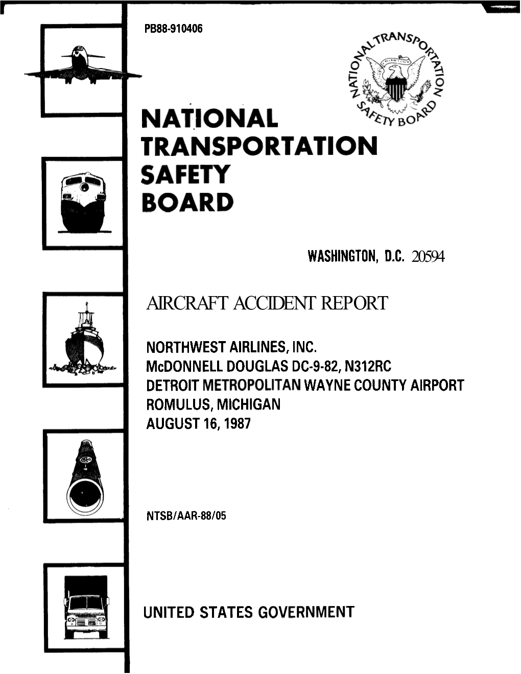 NTSB Aircraft Accident Report