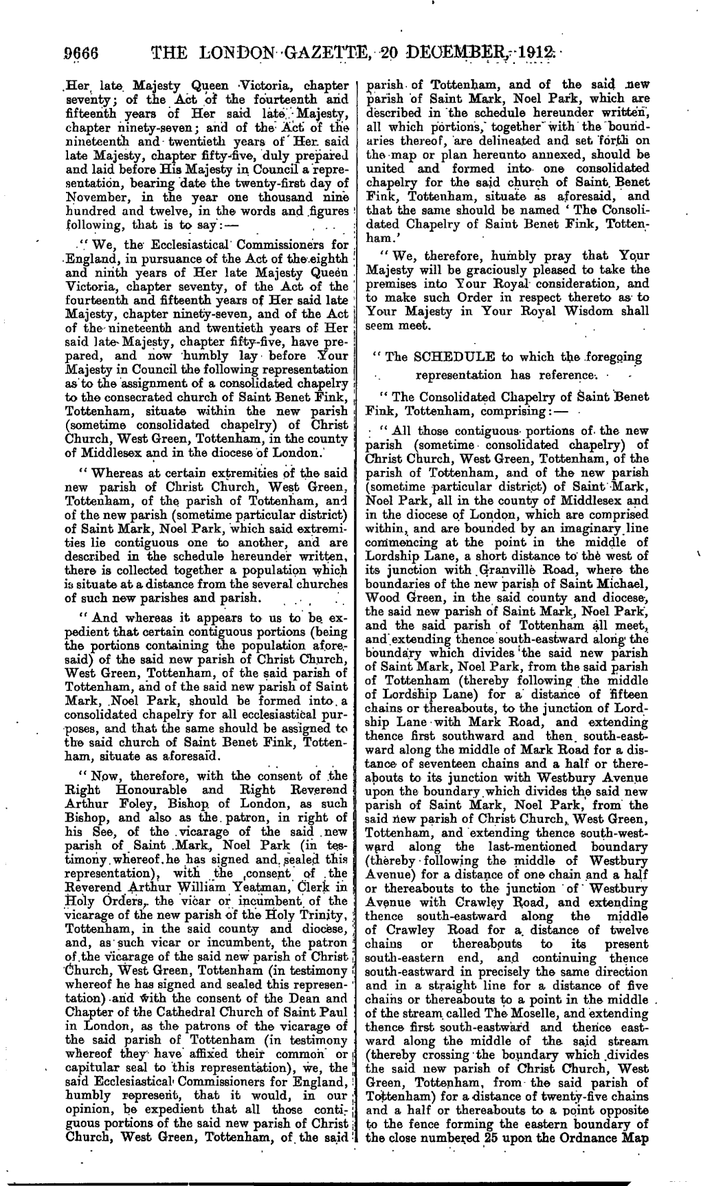 9666 the London Gazette, 20 December 191?
