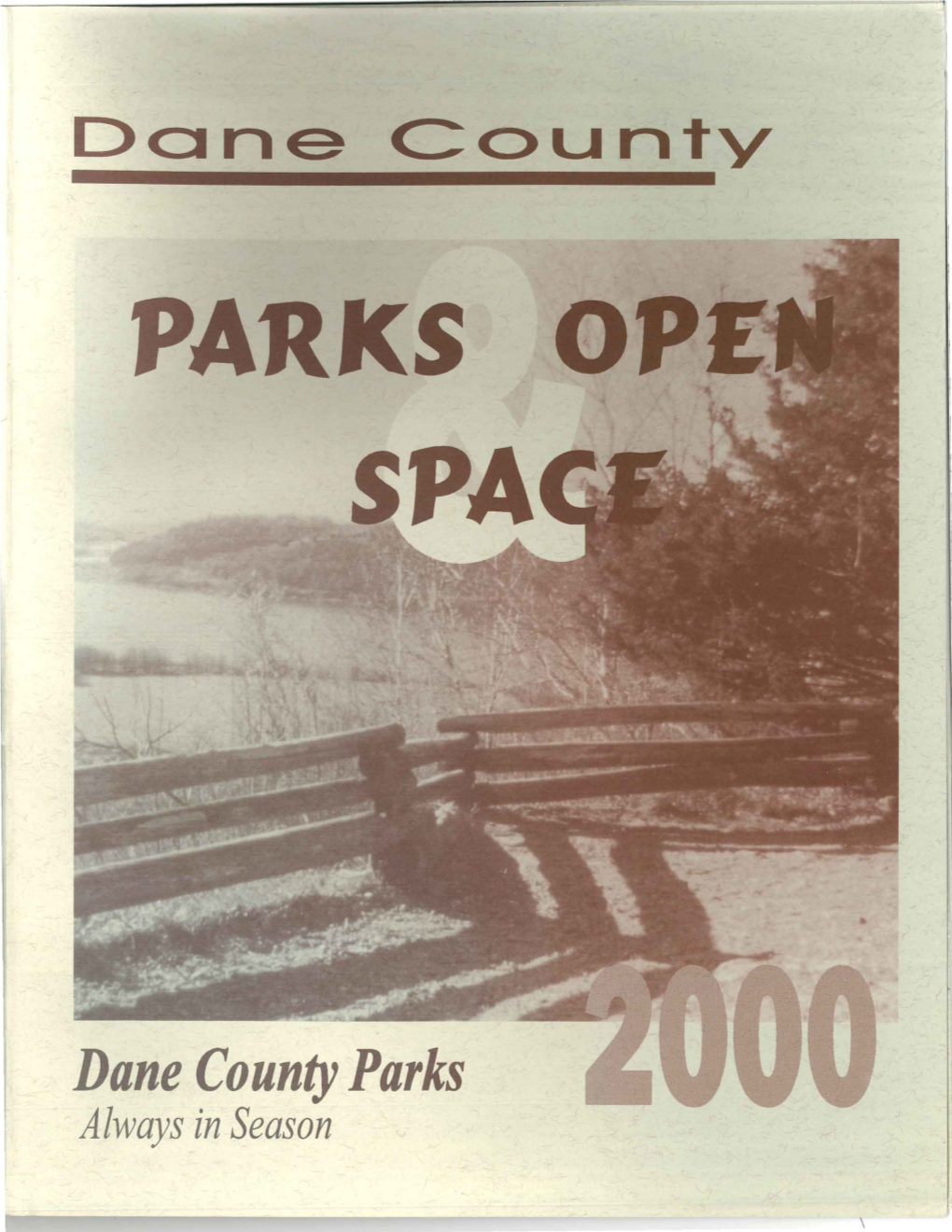 1996-2000 Dane County Parks and Open Space Plan