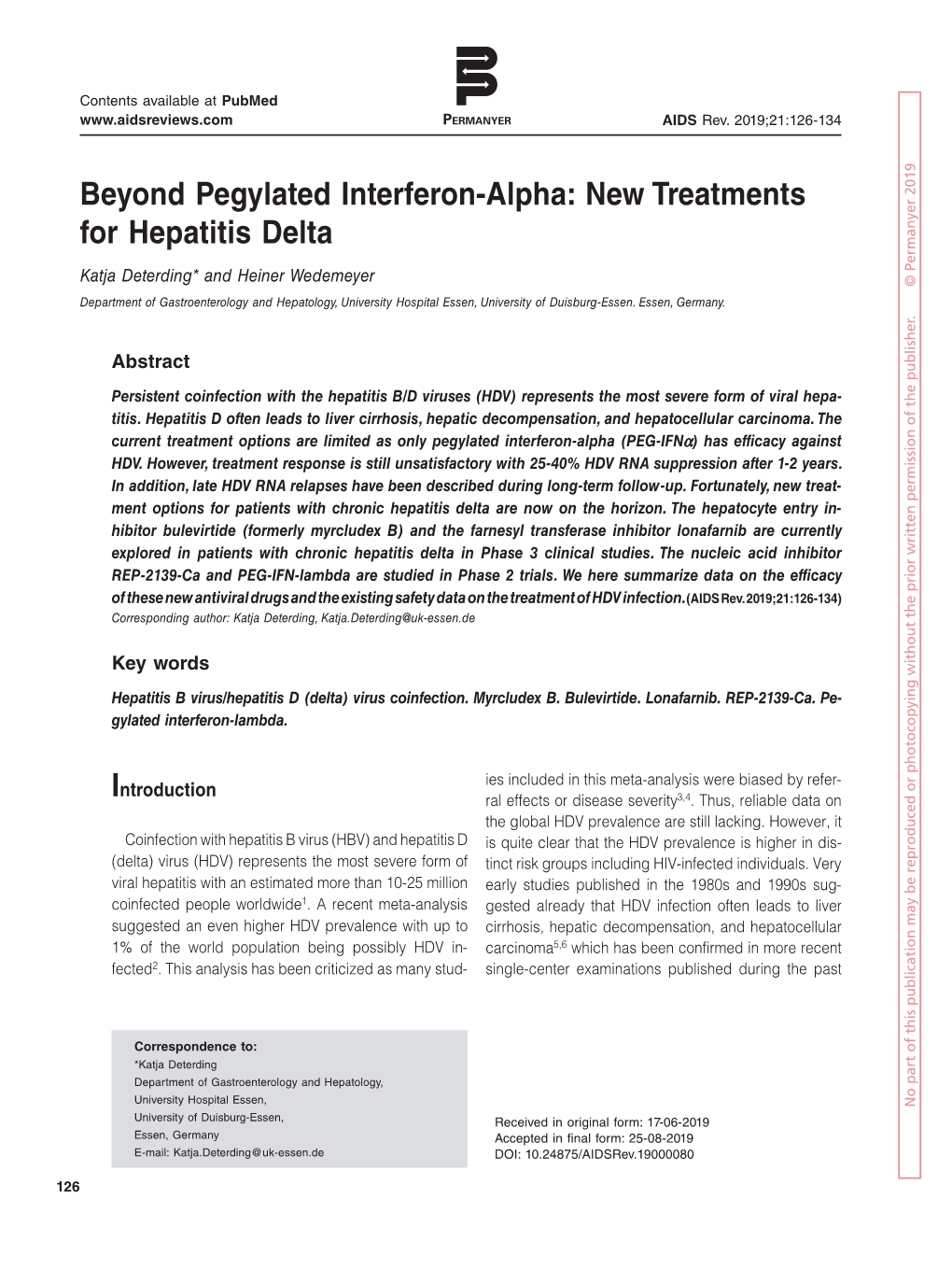 Beyond Pegylated Interferon-Alpha: New