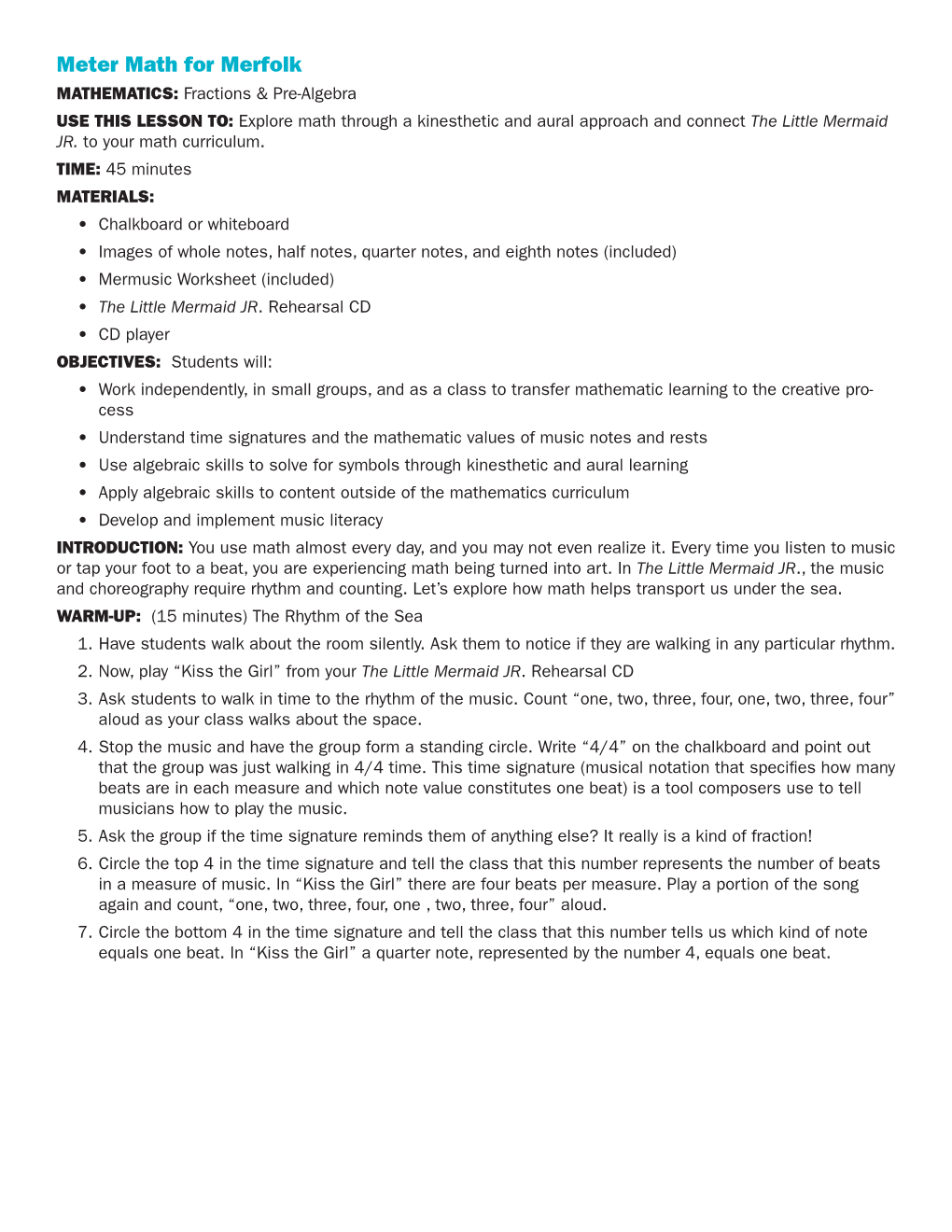 Meter Math for Merfolk (Mathematics)