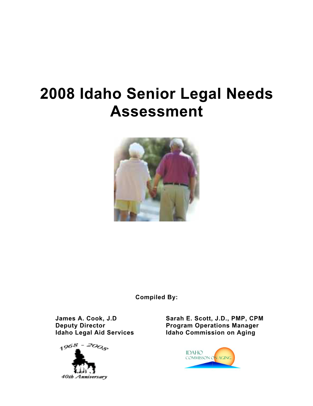 2008 Idaho Senior Legal Needs Report