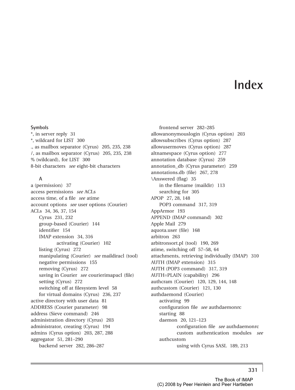 IMAP Index.Pdf