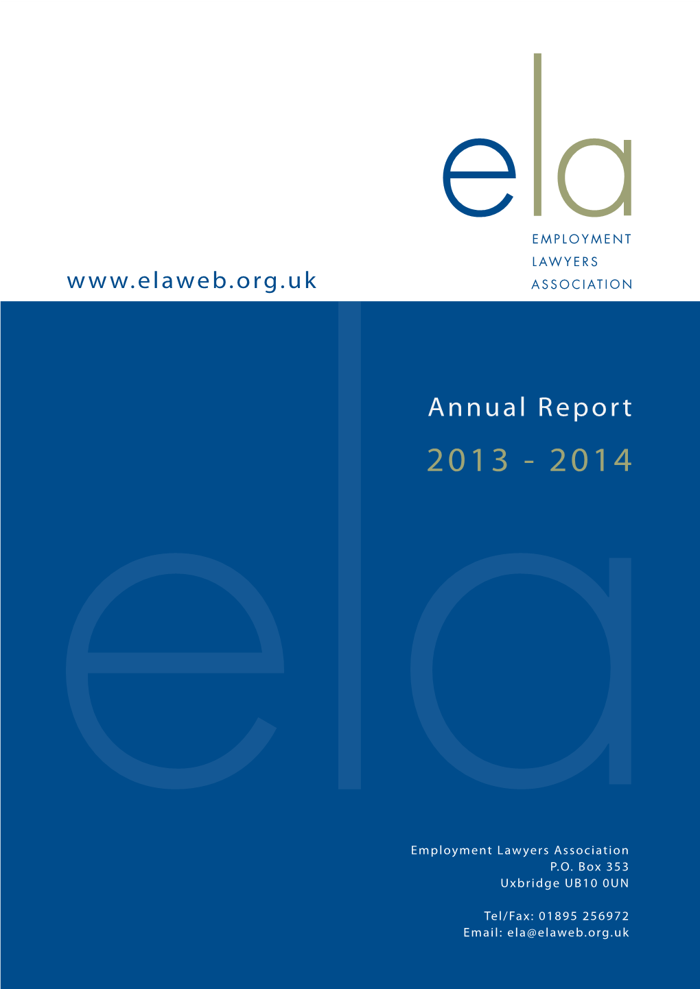 ELA Report 2014 Fv