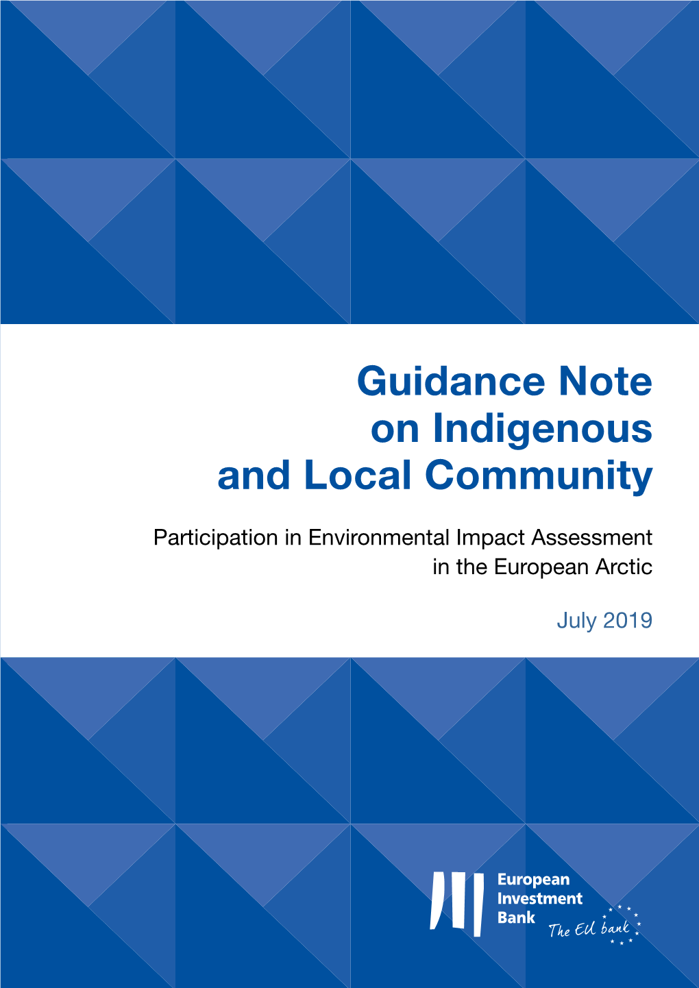 Guidance Note on Indigenous and Local Community