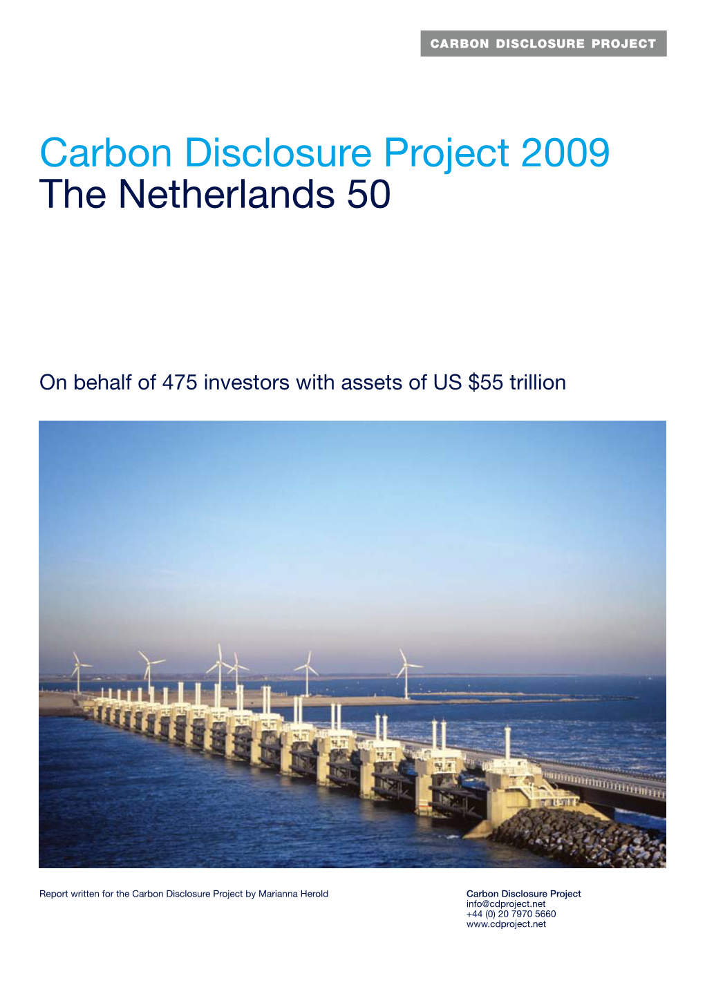 Carbon Disclosure Project 2009 the Netherlands 50