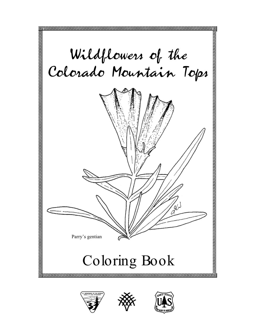 Wildflower Coloring Book Is Presented By