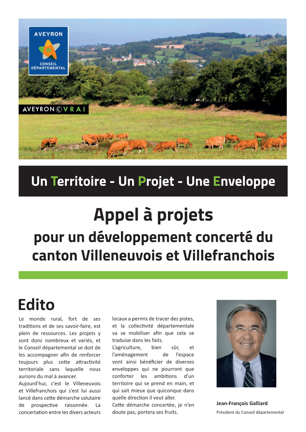 Appel À Projets Pour Un Développement Concerté Du Canton Villeneuvois Et Villefranchois