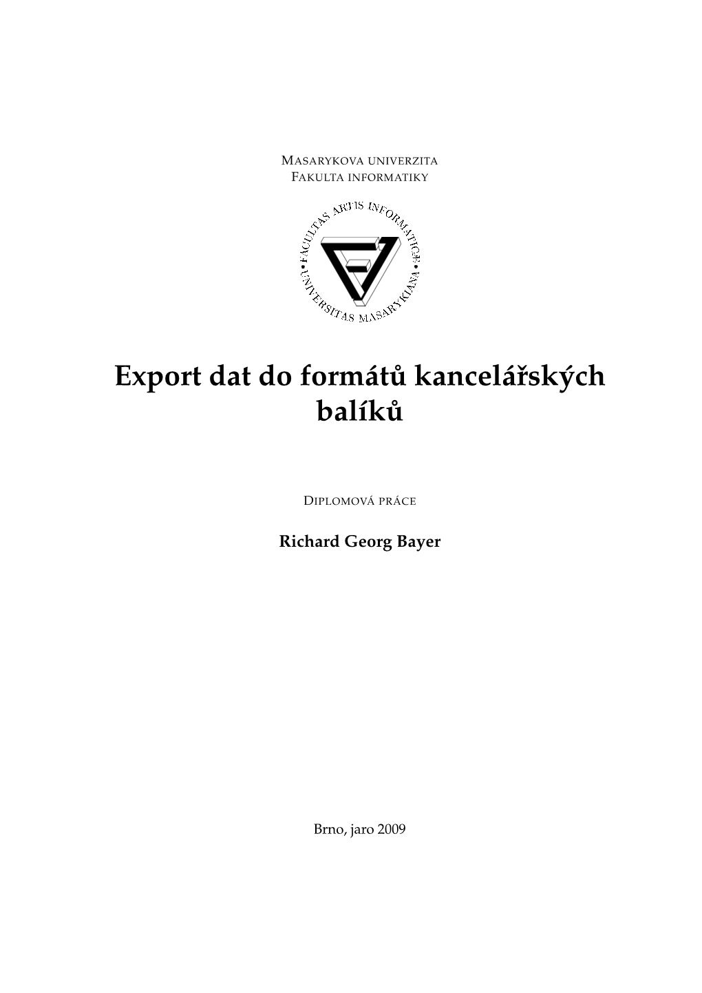 Export Dat Do Formát ˚U Kancelárských Balík ˚U