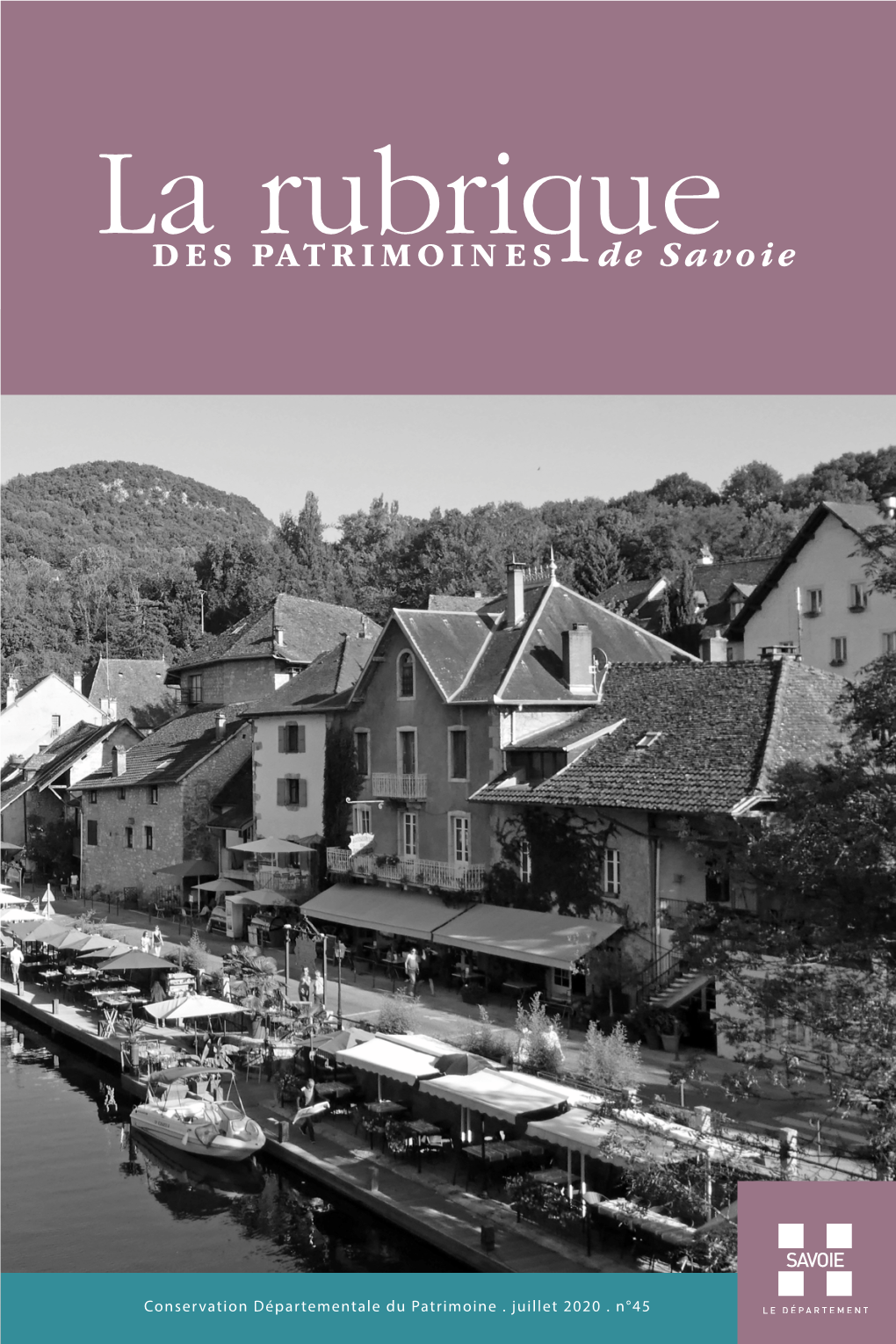 Conservation Départementale Du Patrimoine . Juillet 2020 . N°45