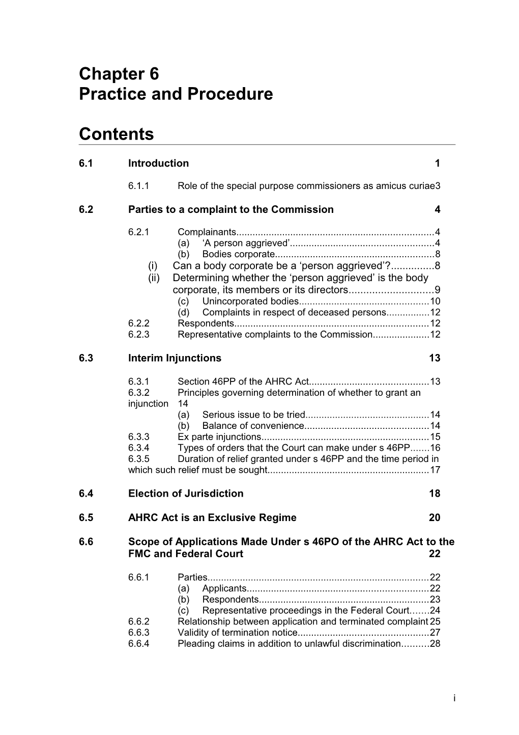 6.2 Parties to a Complaint to the Commission 4