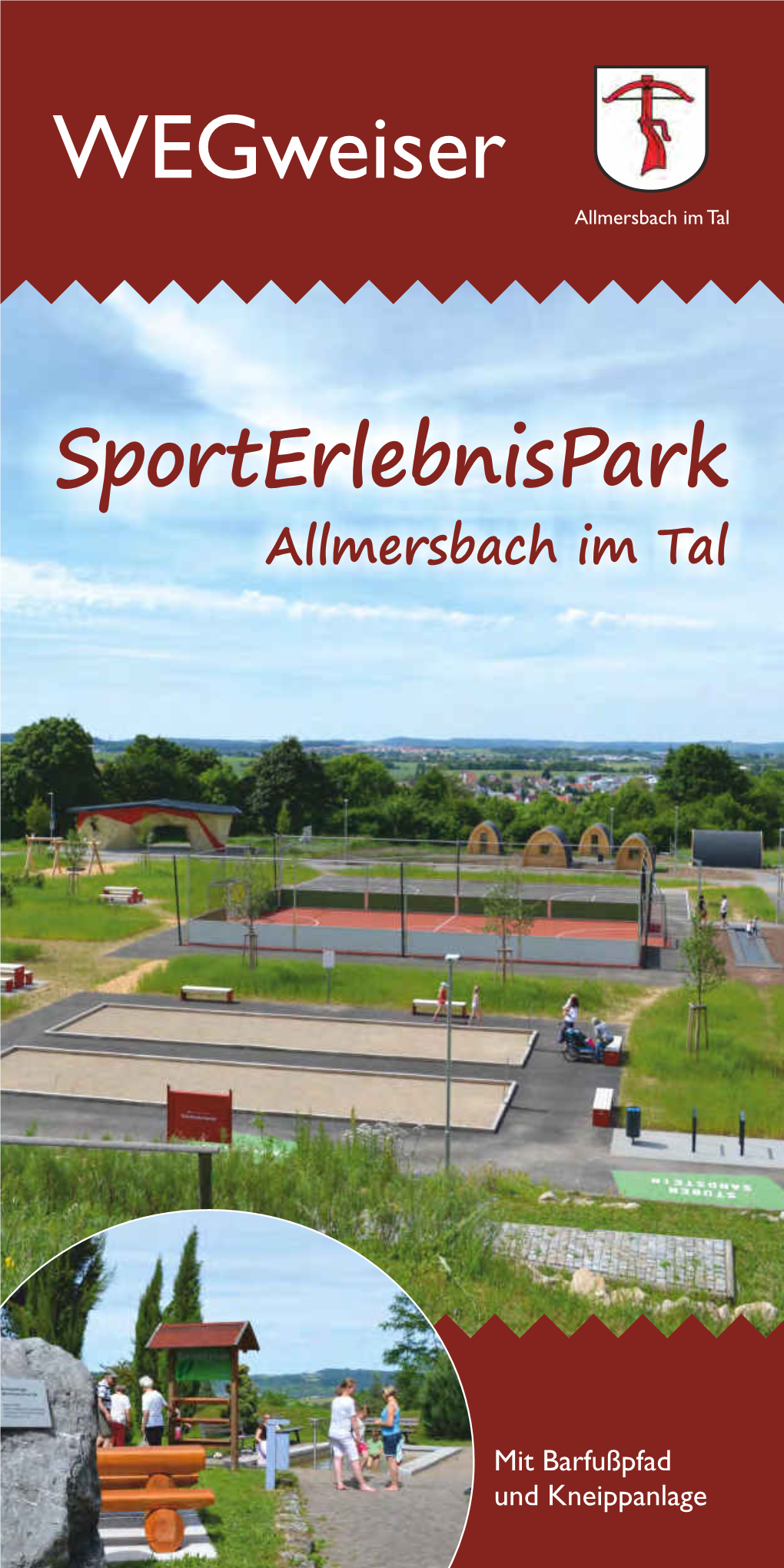 Wegweiser Sporterlebnispark Allmersbach Im
