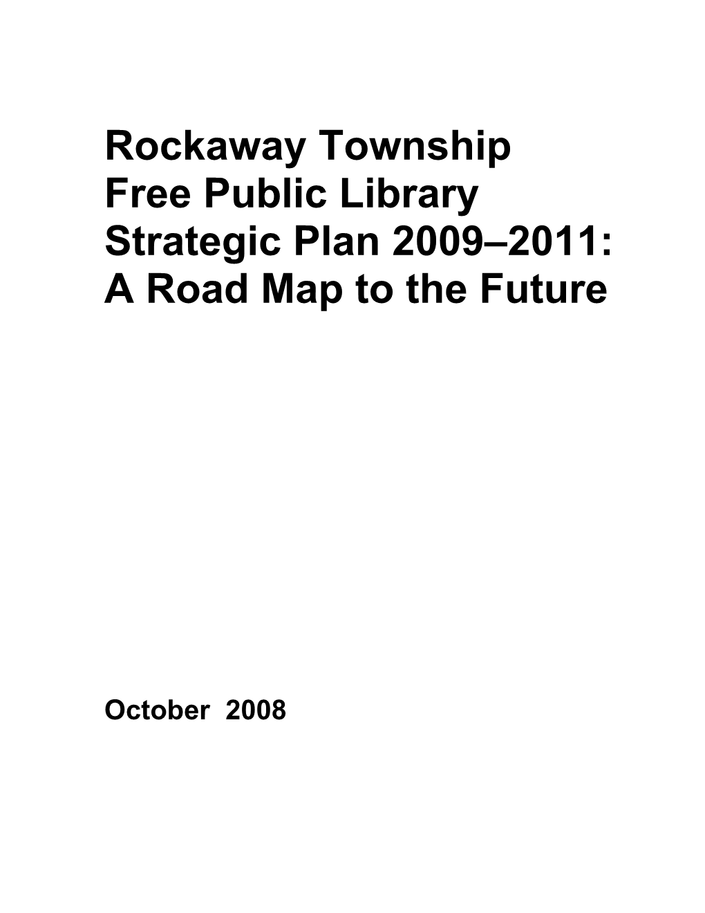 Rockaway Township Free Public Library