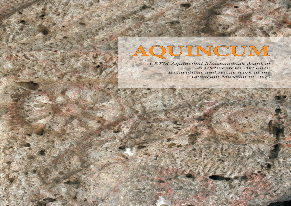 Aquincumi-Füzetek 12 2006.Pdf