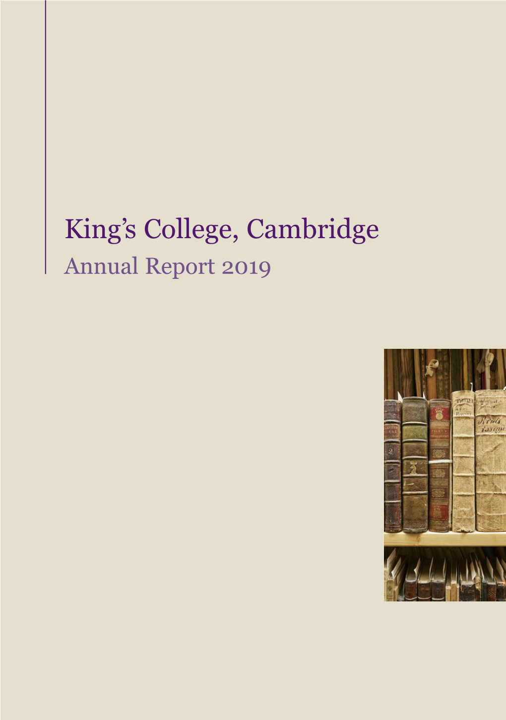 Annual Report 2019 Annual Report 2019