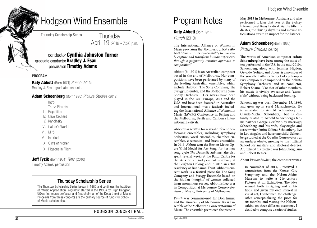 Hodgson Wind Ensemble