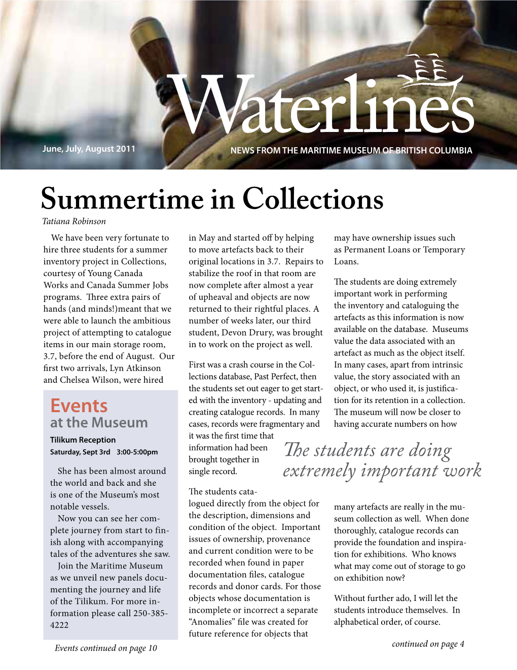 Summertime in Collections