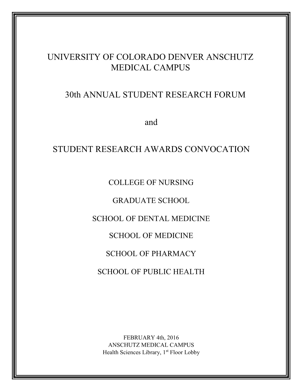 University of Colorado Denver Anschutz Medical Campus
