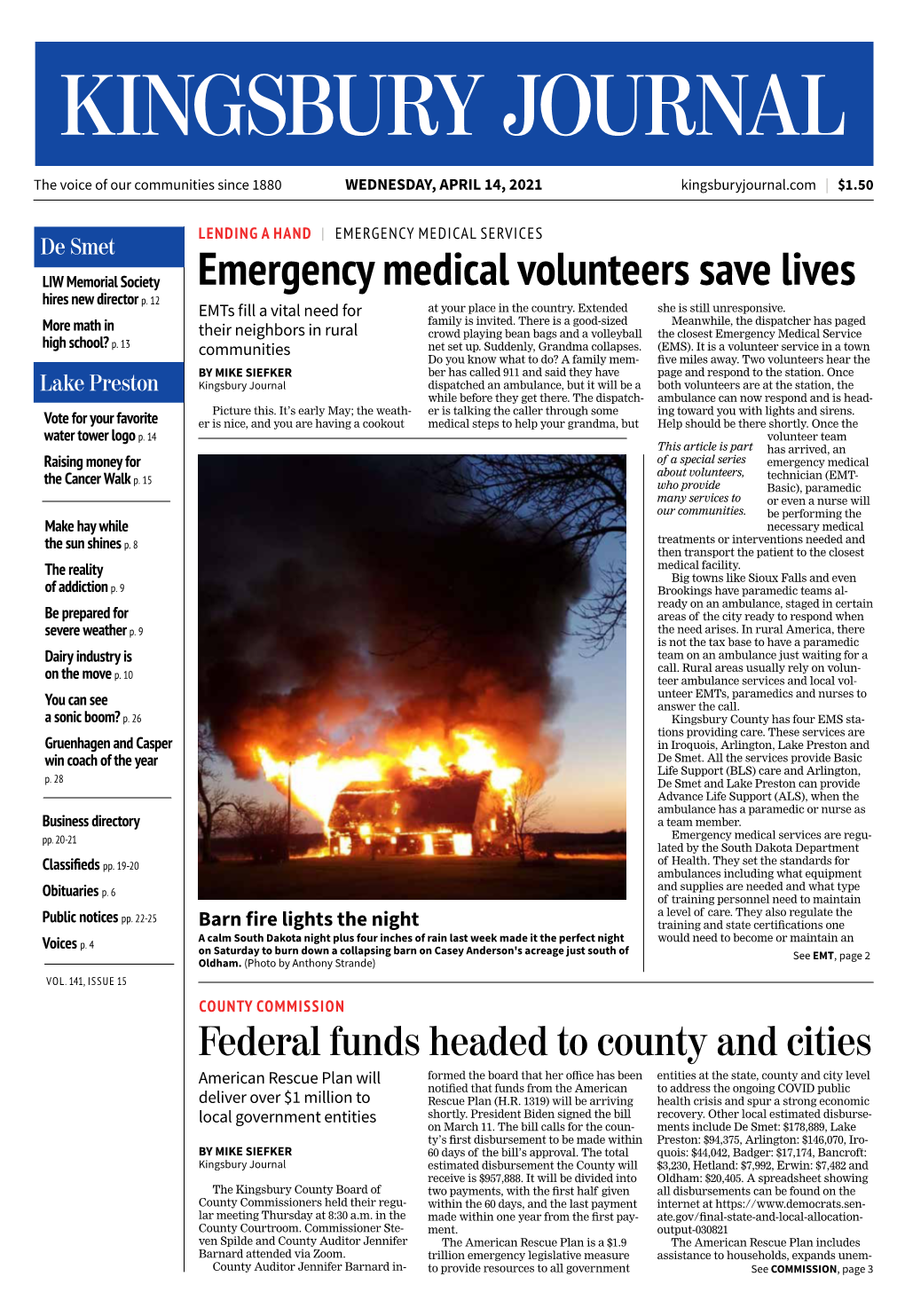 Emergency Medical Volunteers Save Lives Hires New Director P