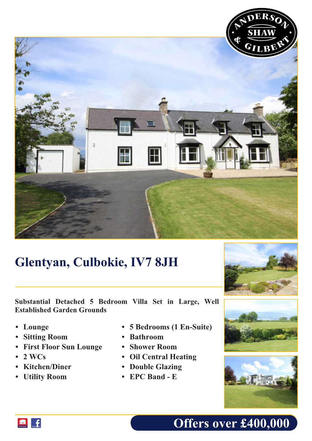 Offers Over £400,000 Glentyan, Culbokie, IV7
