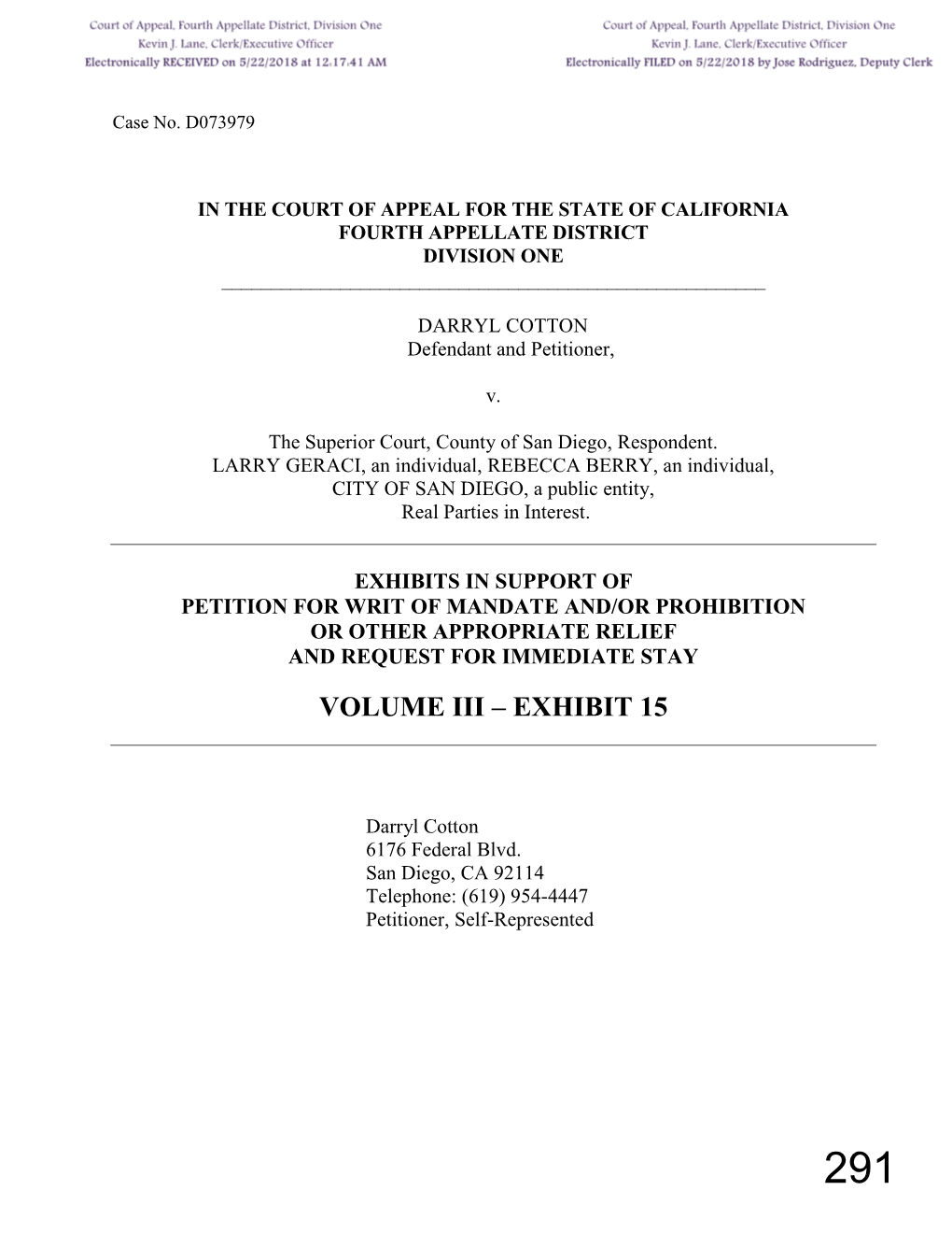 11.1) 05/22/18 Appellate Court