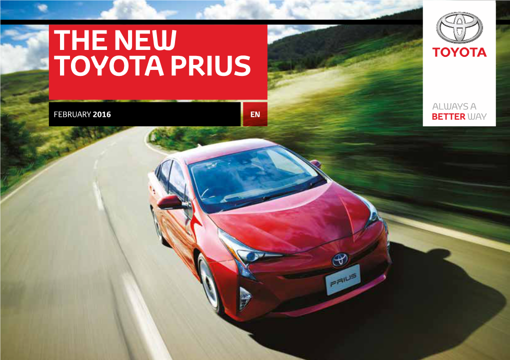 The New Toyota Prius