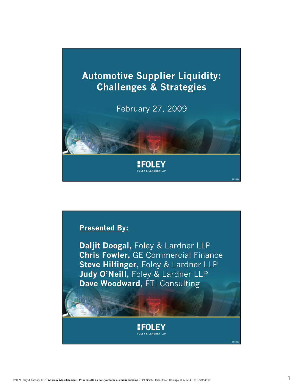 Automotive Supplier Liquidity: Challenges & Strategies