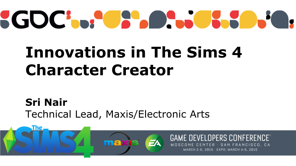 Innovations in the Sims 4 Character Creator