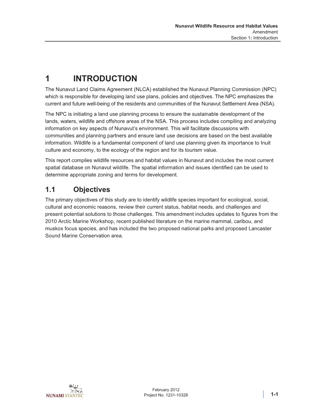 JWA Single-Sided Report Template