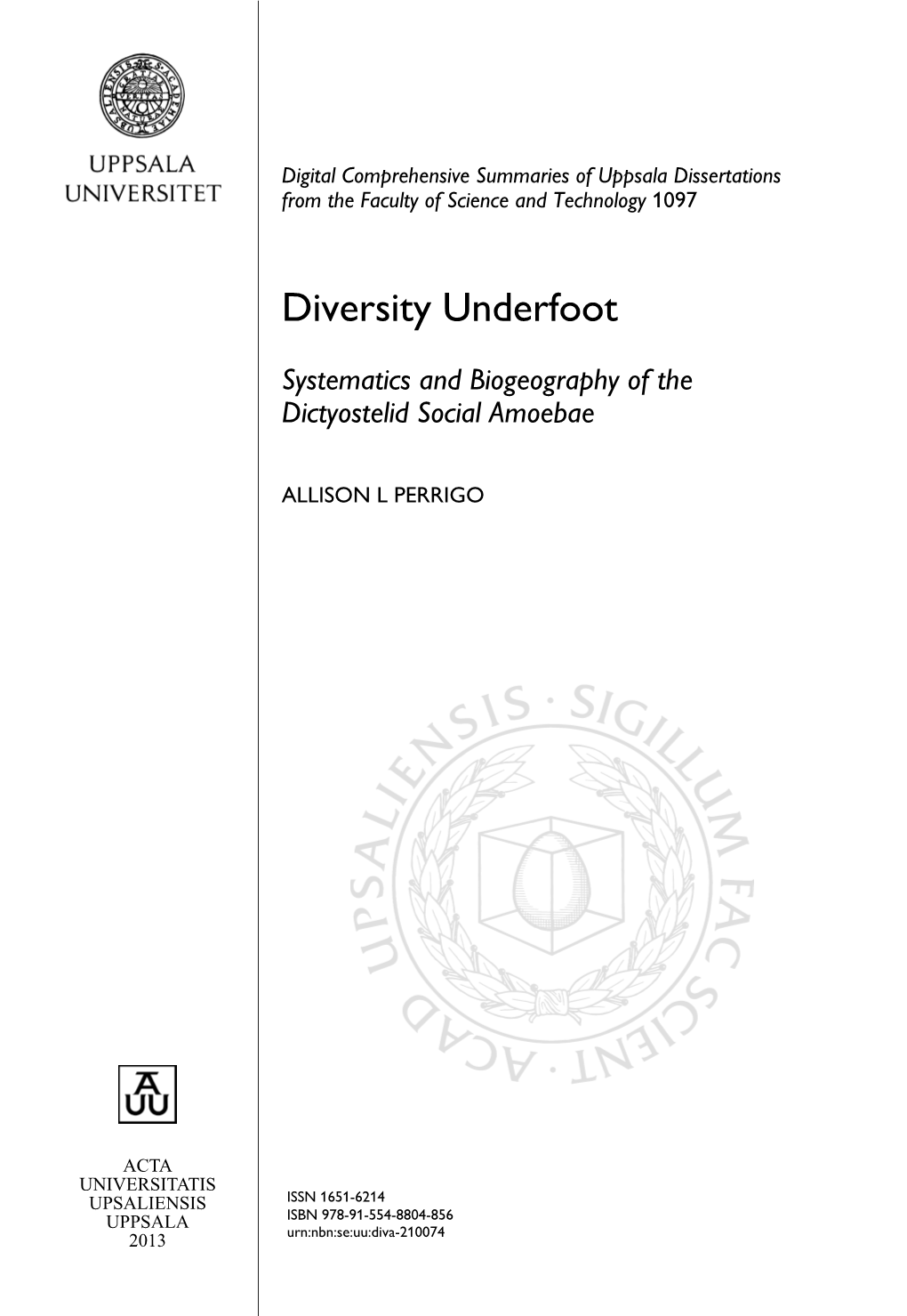 Diversity Underfoot