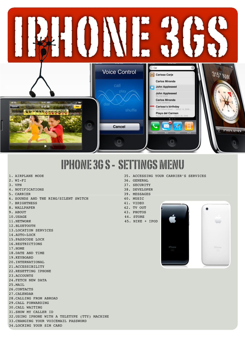 Iphone 3G S Settings Menu Copy