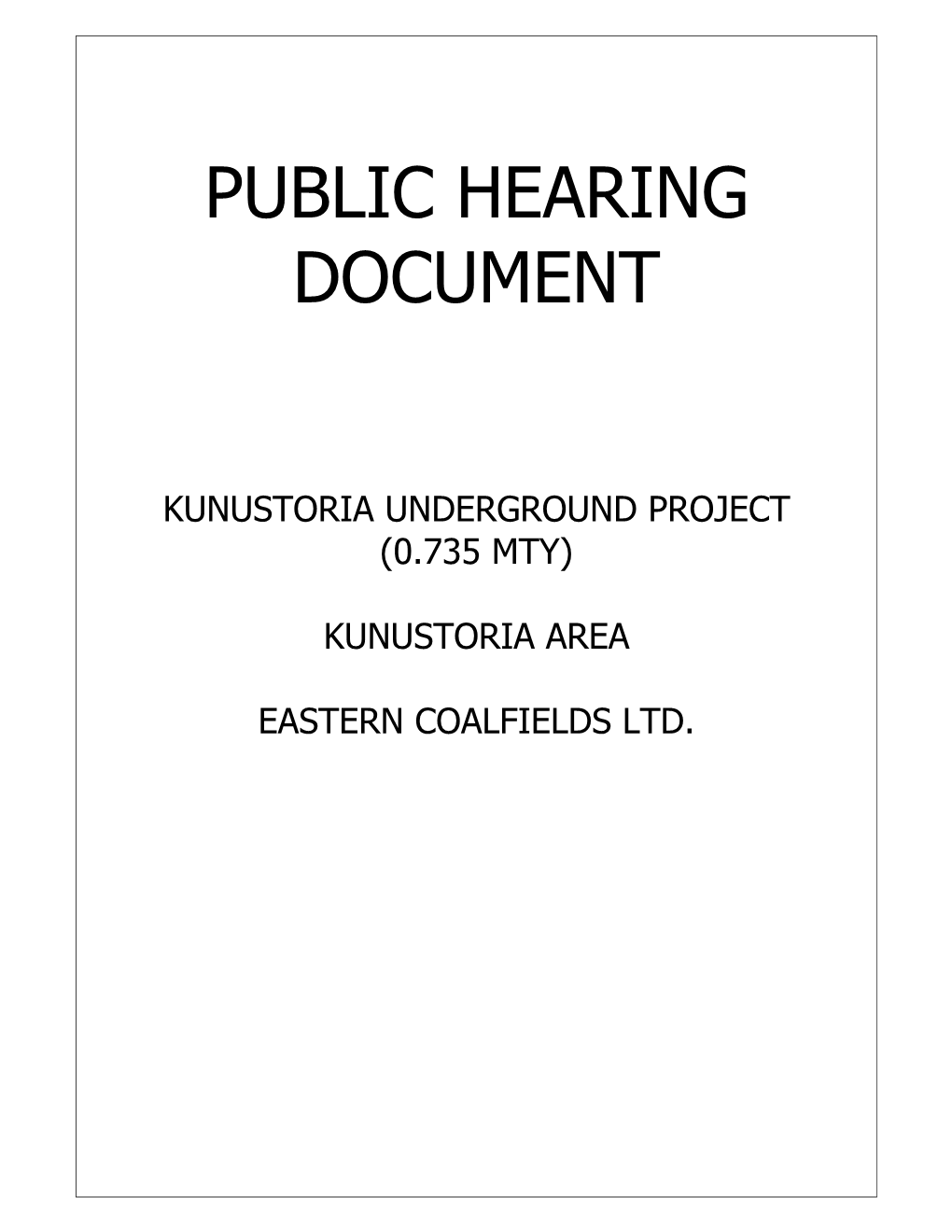 Public Hearing Document