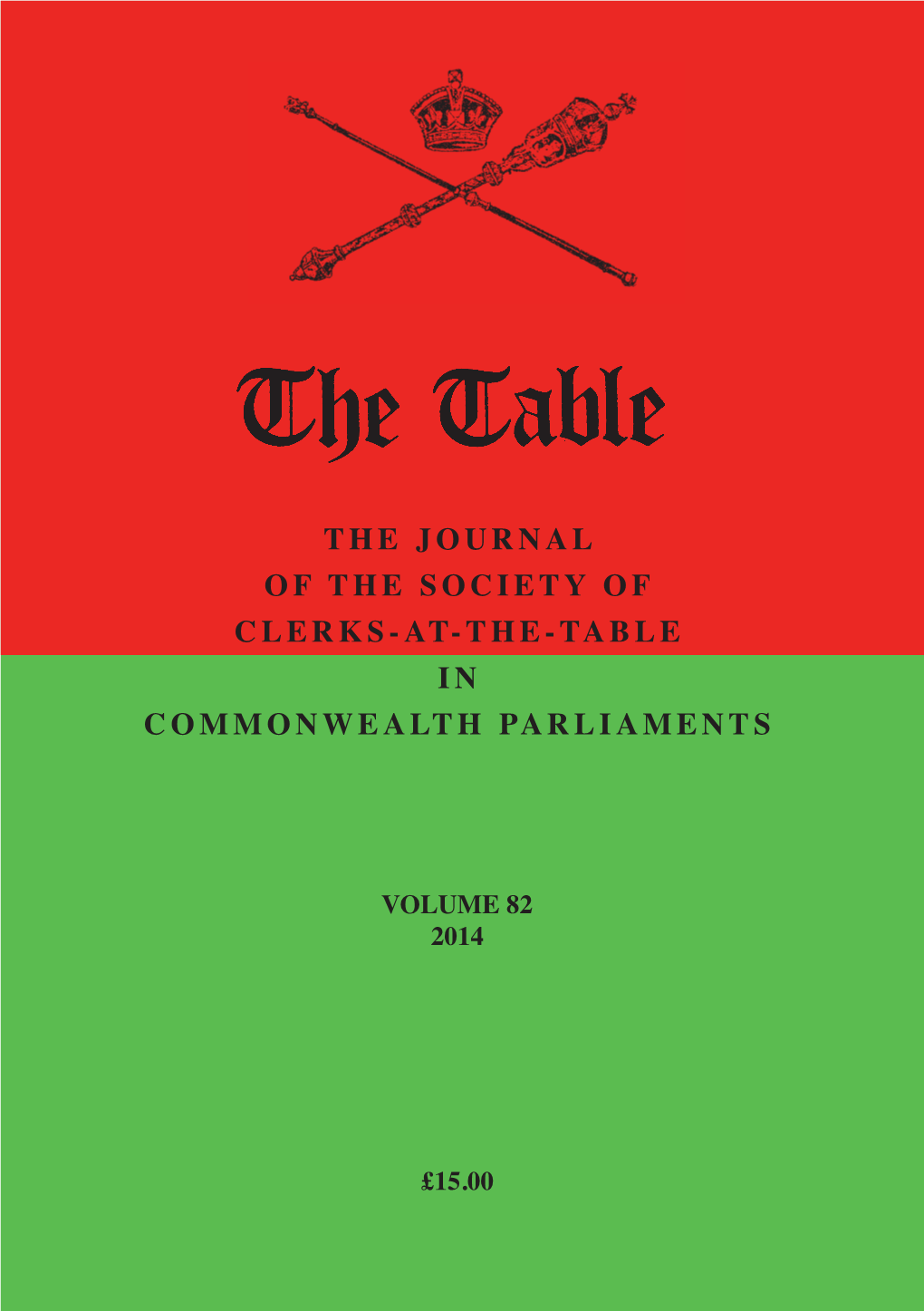 The Table, Volume 82, 2014