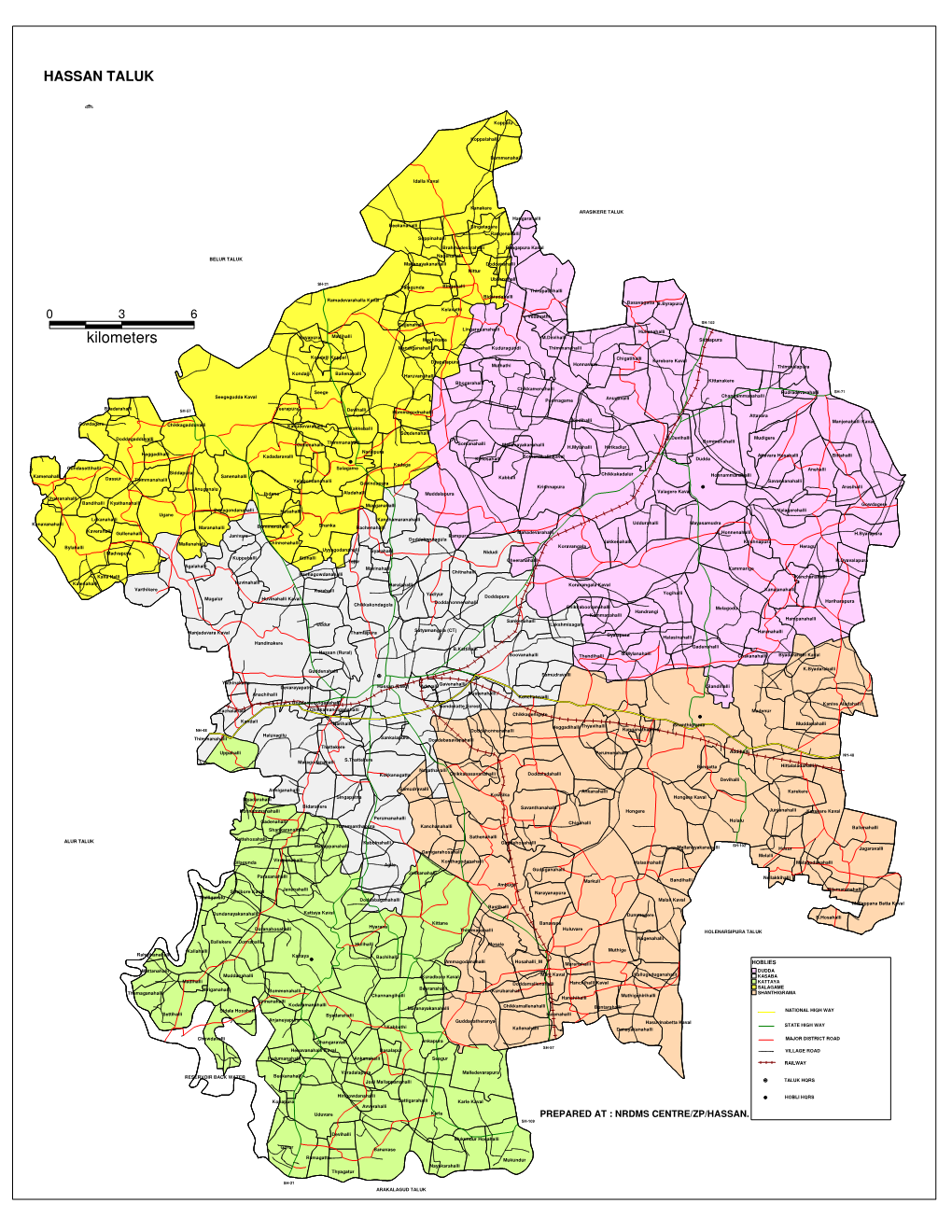 Kilometers Rayapura Machikatte Siddapura Mandiganahalli Kuduragundi Thimmanahalli