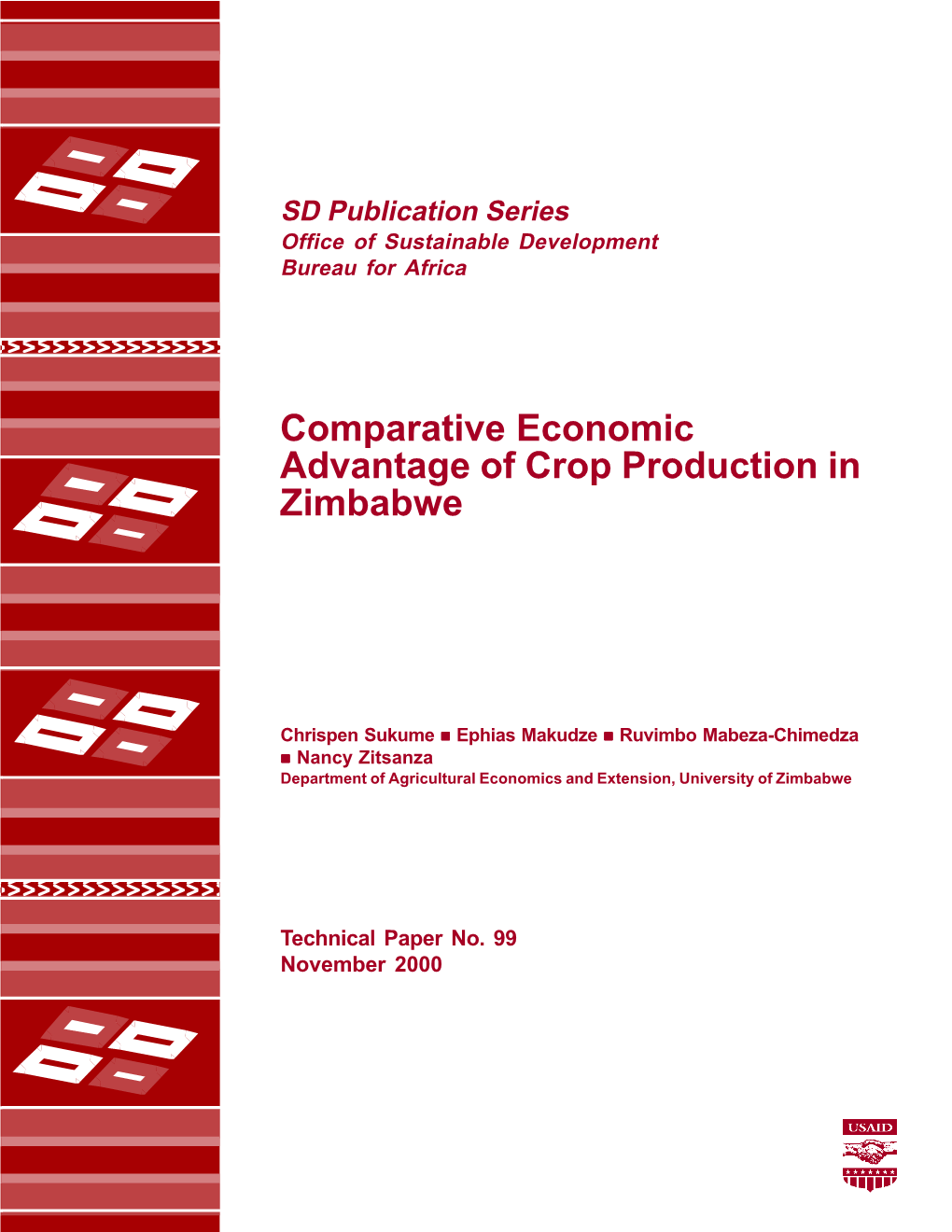 Comparative Economic Advantage of Crop Production in Zimbabwe
