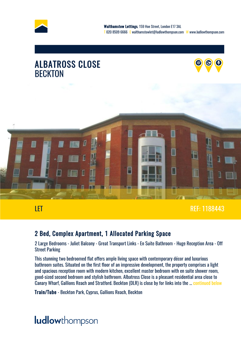 Albatross Close Beckton