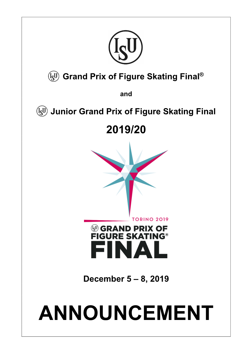 „Isu Junior Grand Prix for Figure Skating