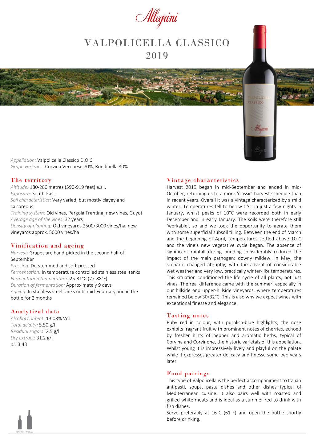 Valpolicella Classico 2019