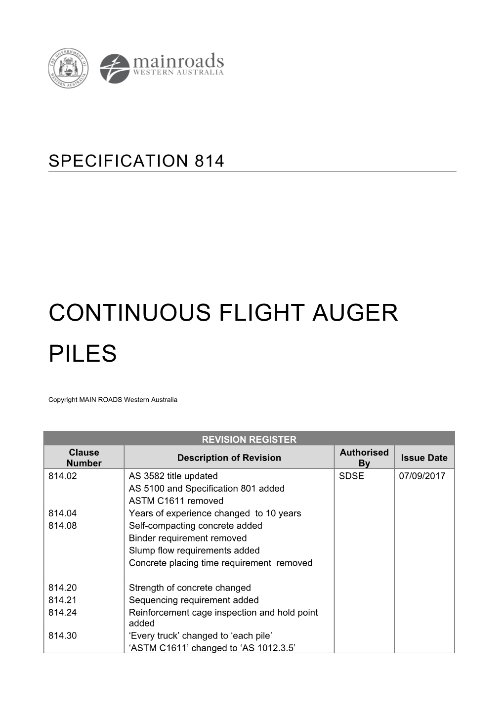 Continuous Flight Auger Piles
